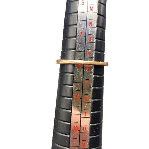 Sterling silver 925 rose colored band 1 carat rose gold diamond CZ flower snowfl - Picture 10 of 10